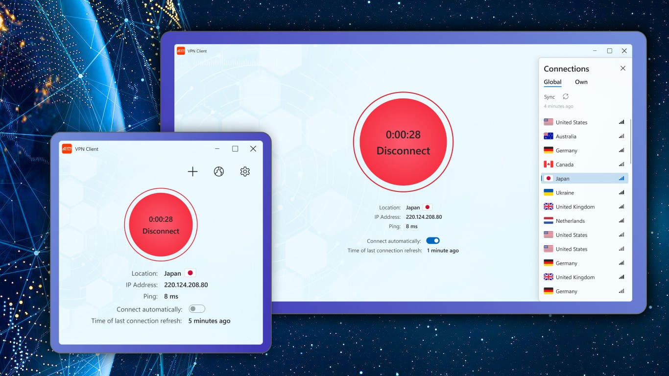 VPN Client screenshot
