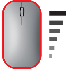 Controlador de volume da roda do mouse - Patron Edition