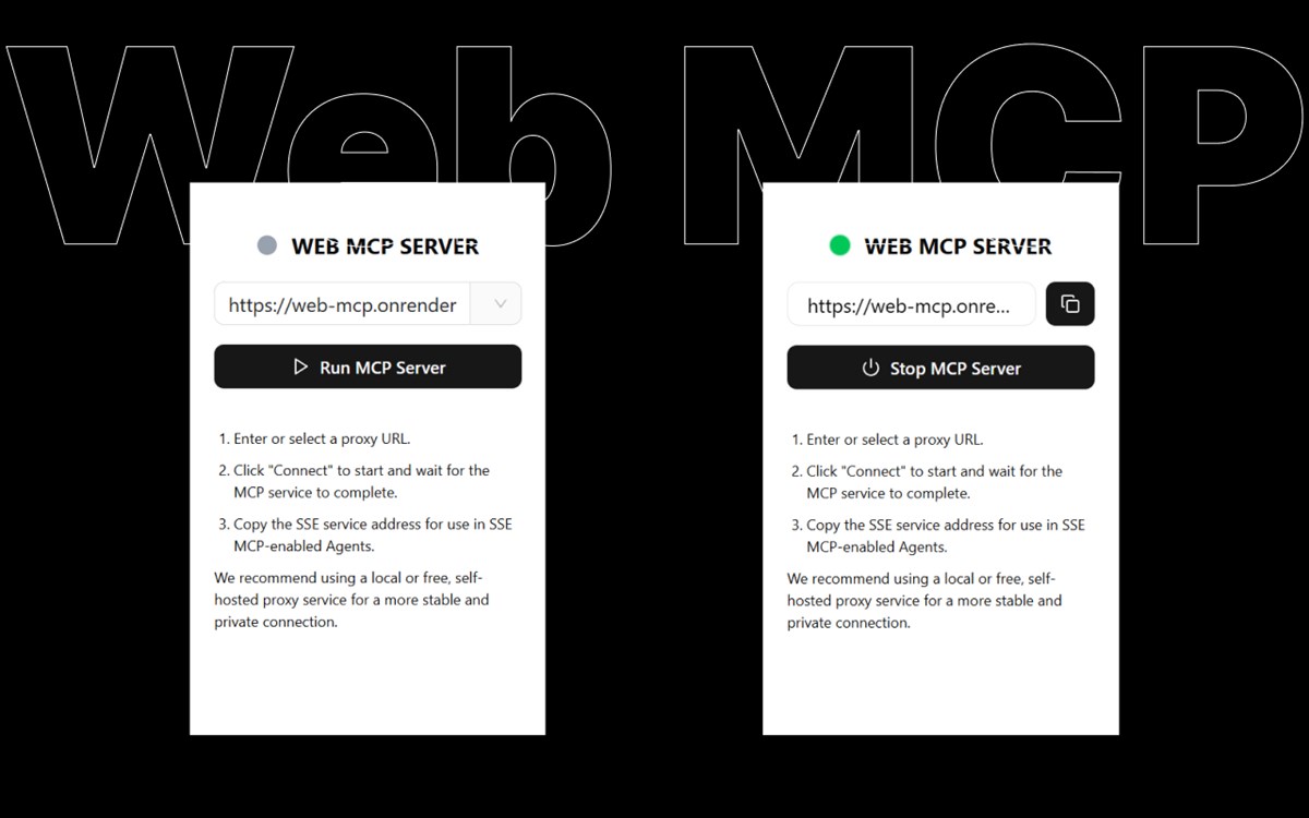 Web MCP: Browser MCP Service, AI Automated Operations