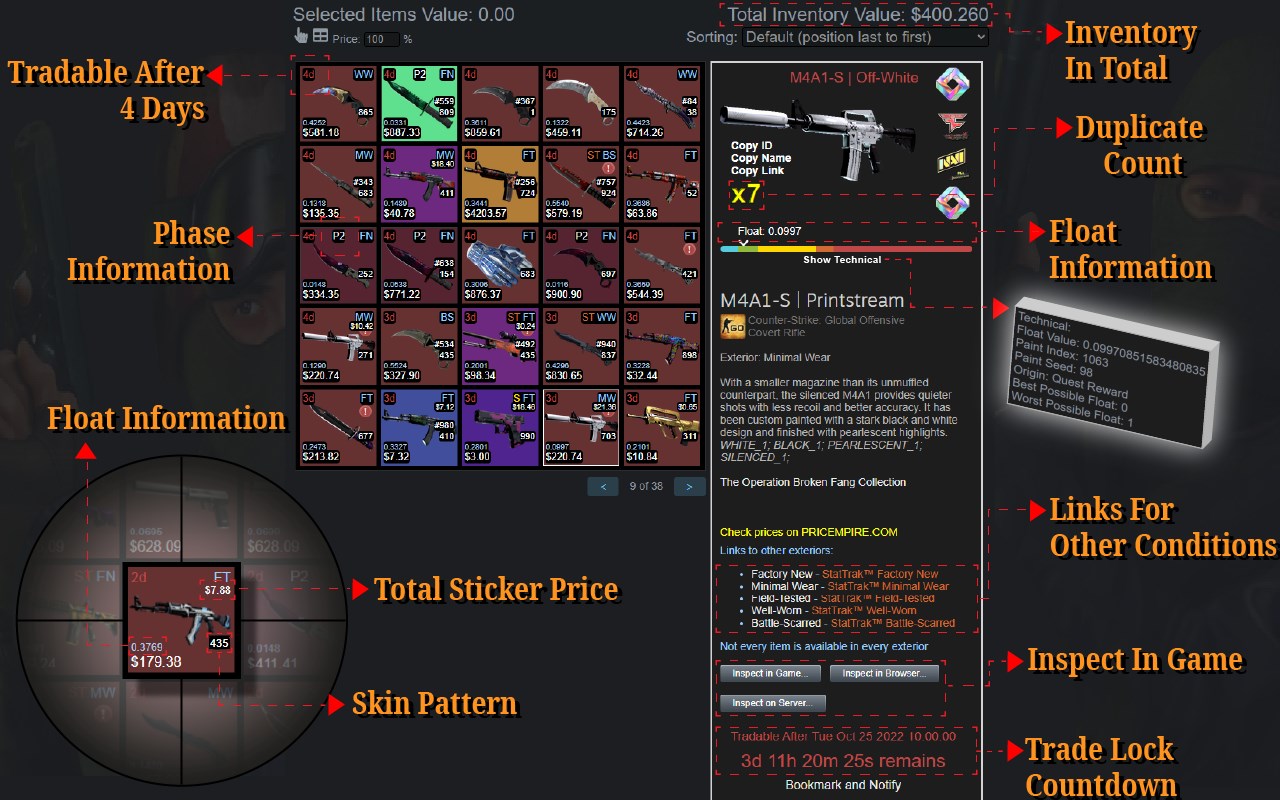 Market checker. Стим трейдер. Float CSGO. CSGO trader - Steam trading Enhancer.