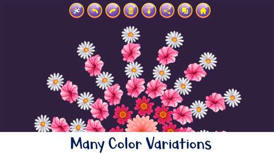 Flowers Draw - Drawing & Coloring with Flowers screenshot 4