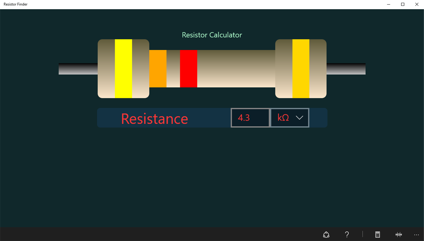 #6. Resistor Finder (Windows) 由: I.Alimpertis