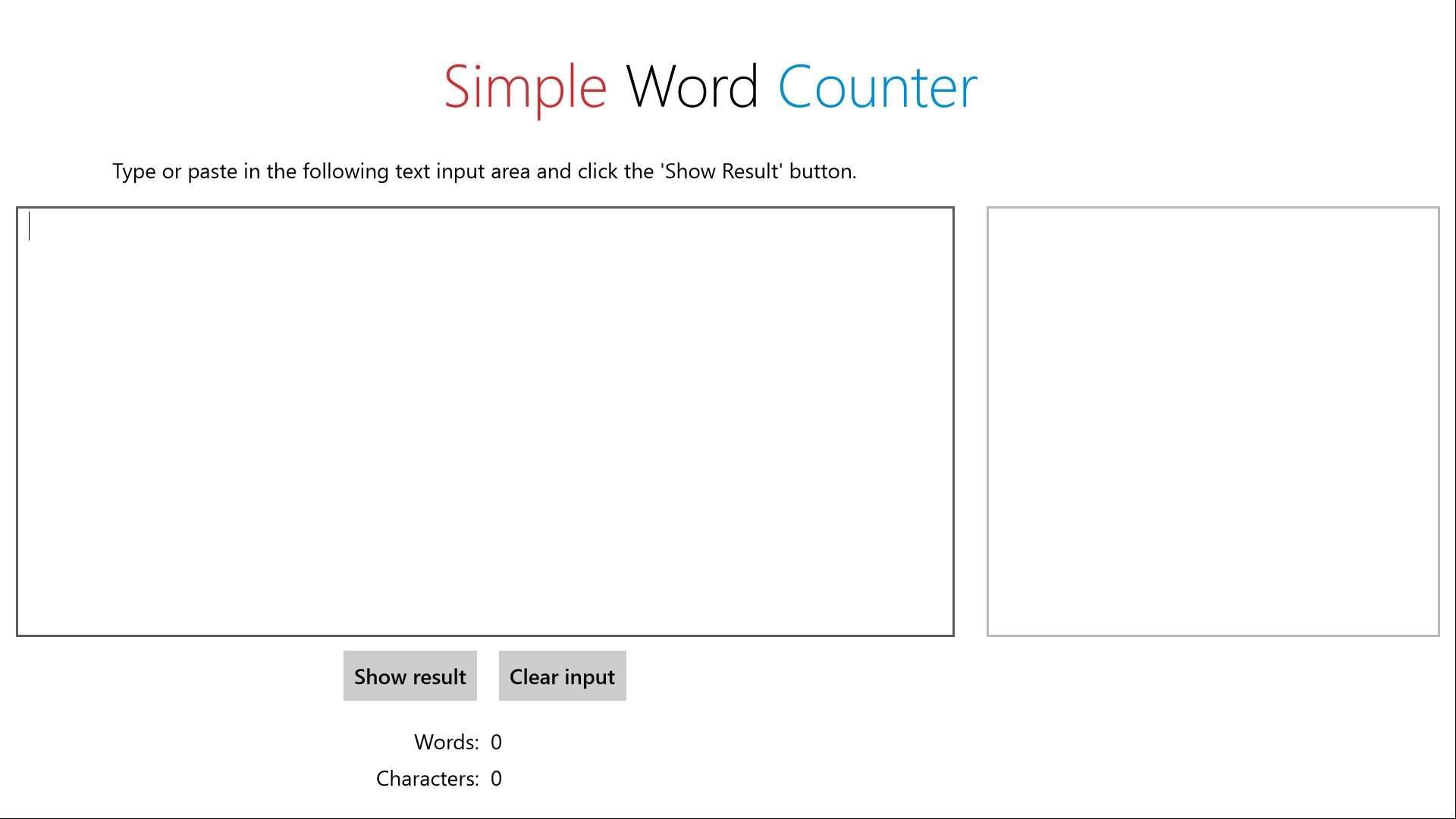 Simple Words. Word Counter. World count окошко. Simply words