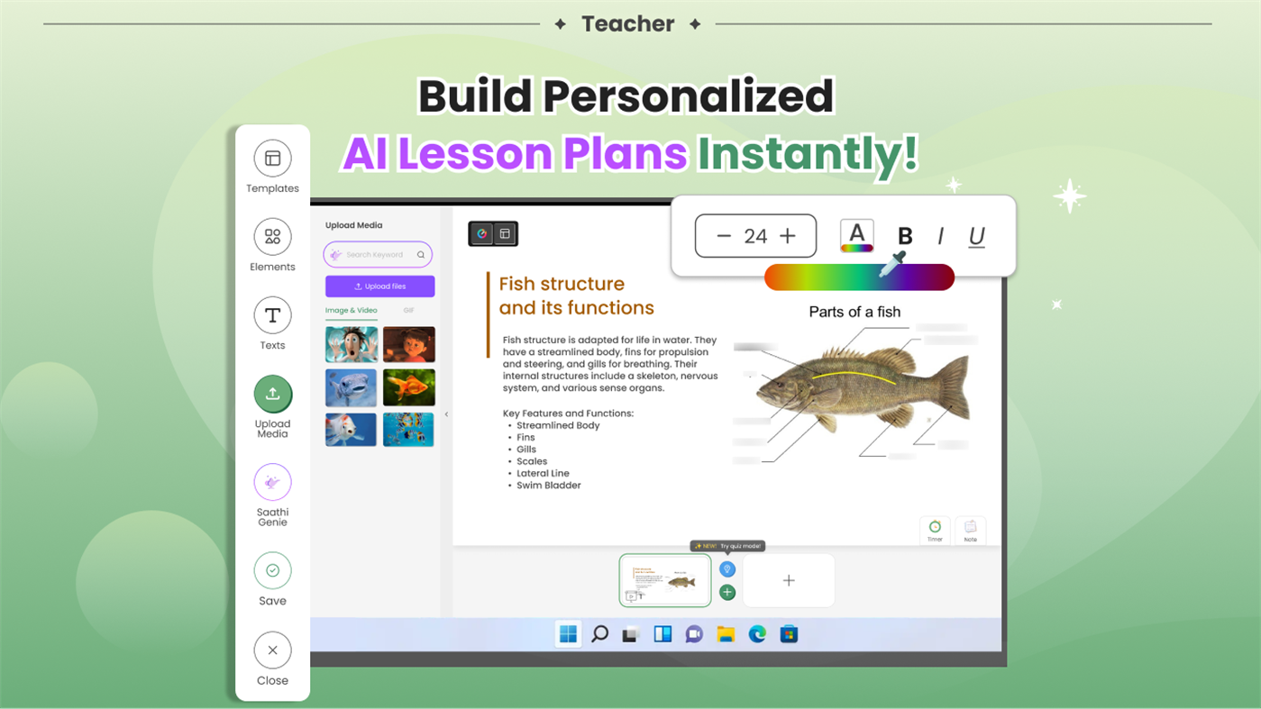 #2. Class Saathi (Windows) Podle: TagHive Inc.