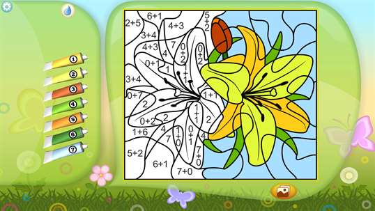 Flowers - Color by Numbers screenshot 1