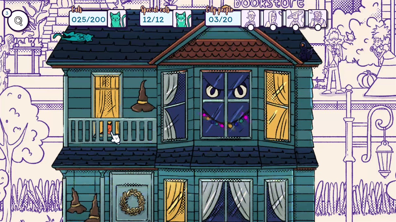 Hidden Cats in Spooky Town screenshot 3