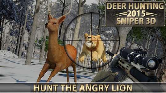 Deer Hunting 2015 - Mountain Sniper Shooting 3D screenshot 5