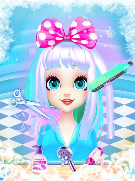 Hair Salon Games: Ice Princess Screenshots 2