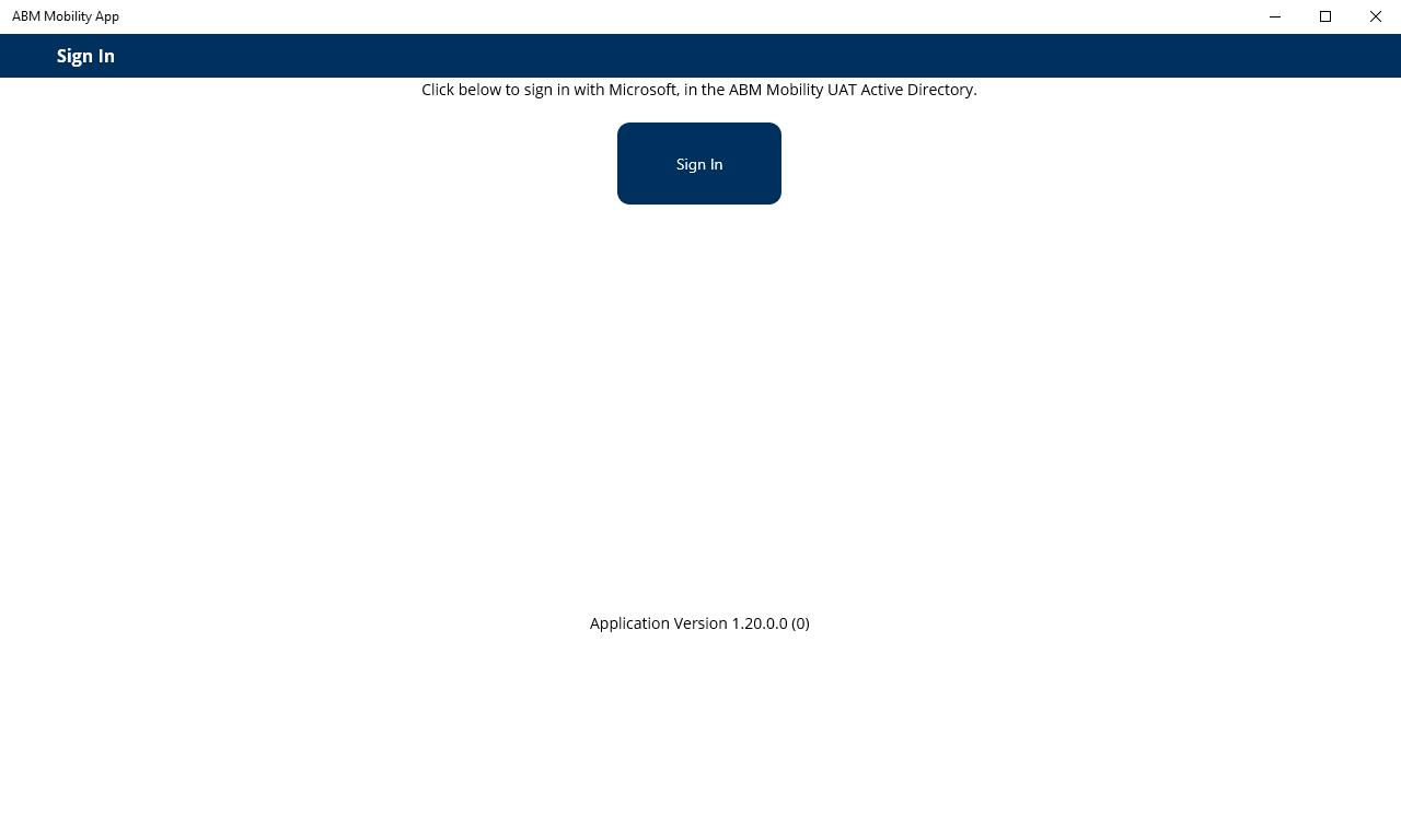 ABM Mobility App screenshot