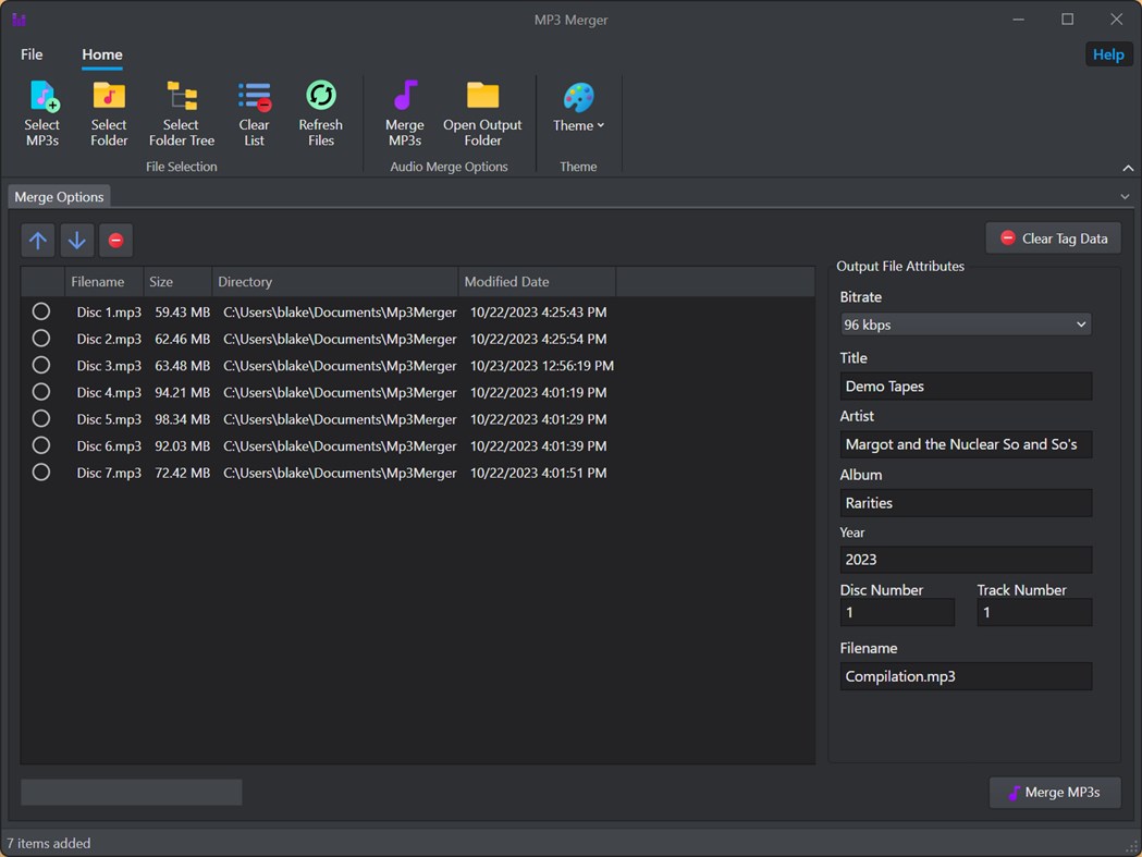 #2. MP3 Merger for Windows (Windows) Által: Blake Pell