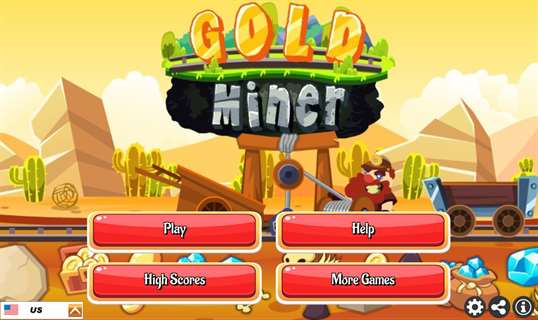 Gold Miner HD screenshot 1