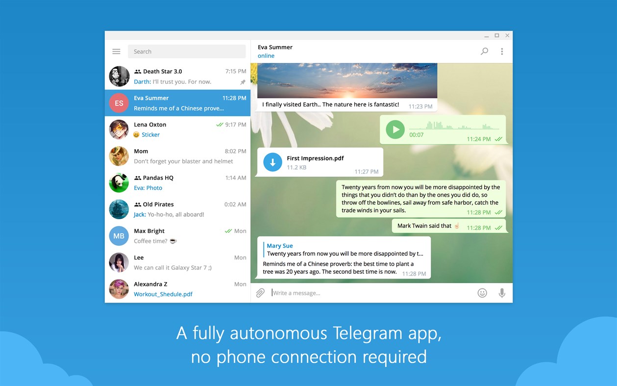 #2. Telegram Desktop (Windows) Podle: Telegram Messenger LLP
