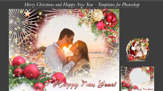 Merry Christmas and Happy New Year Card for Photoshop screenshot 2