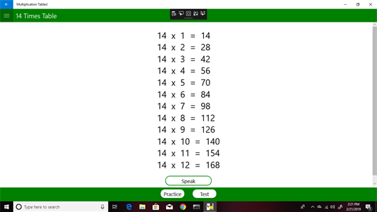 Multiplication Tables! screenshot 3