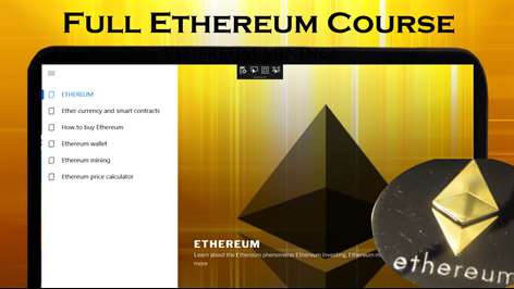 Ethereum course - Buy Ethereum, mining and wallets Screenshots 2