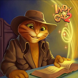 Indy Cat 2: Match 3 game