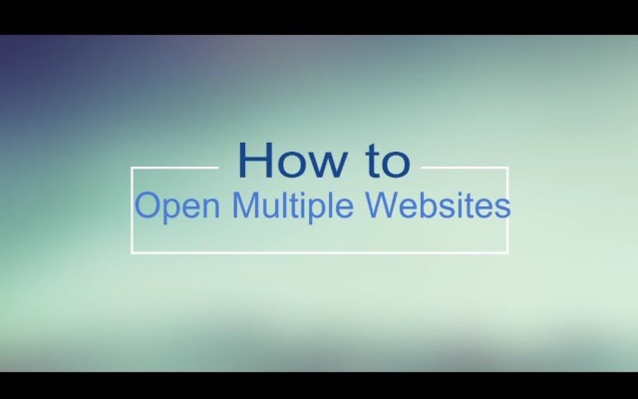 MultiURLs - open multiple urls at once
