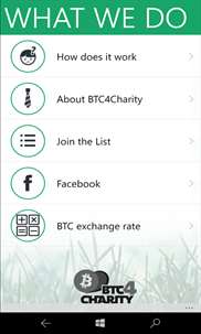 BTC4Charity: Donate Bitcoin screenshot 3