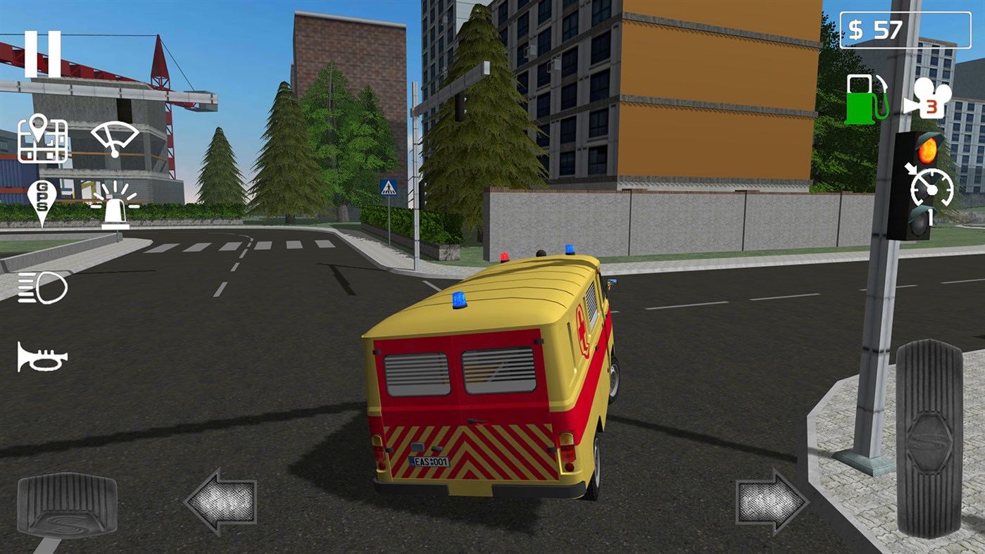 #3. Emergency Ambulance Simulator (Windows) Bởi: SkisoSoft