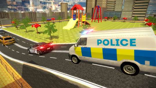Police Mini Bus Crime Pursuit 3D - Chase Criminals screenshot 5