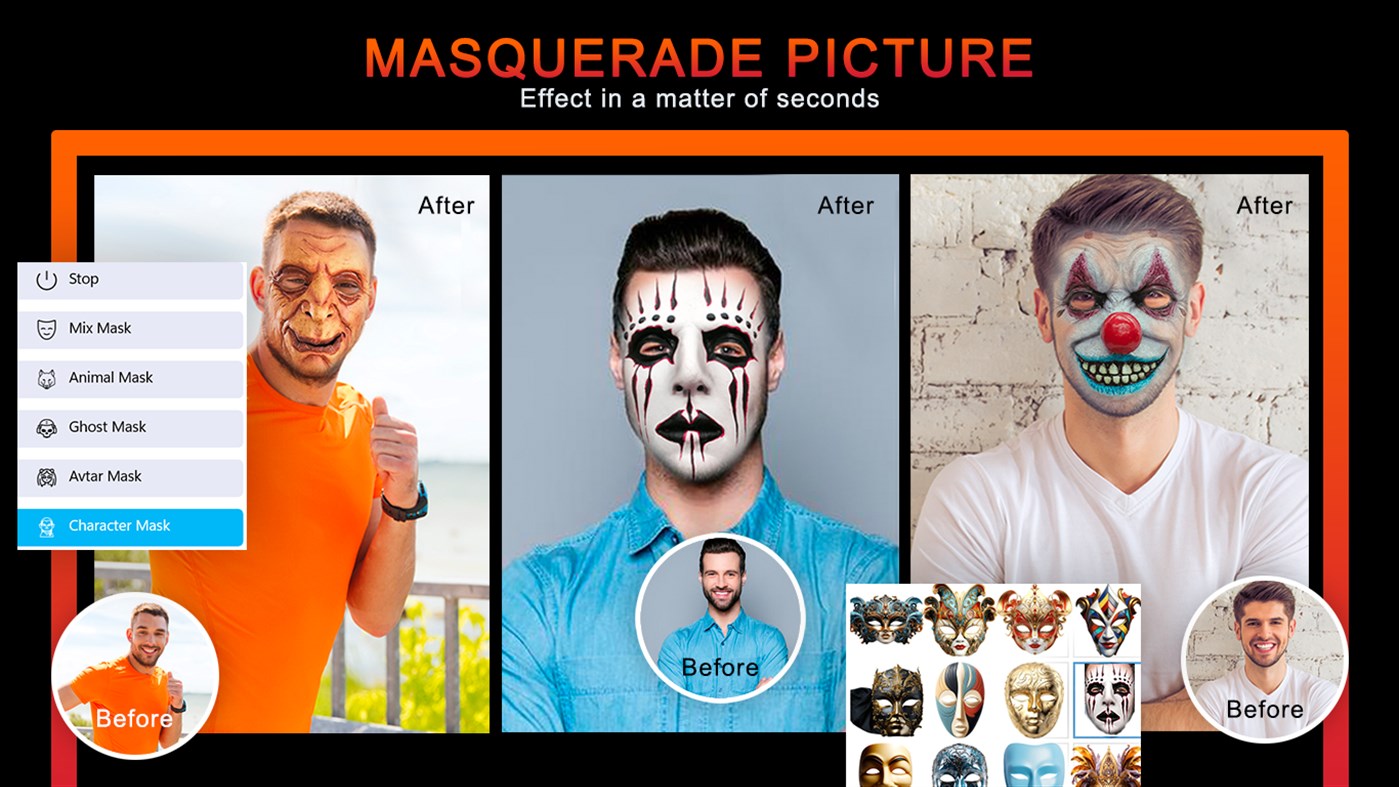 #2. Masquerade Camera (Windows) By: Queenloft