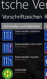 Verkehrszeichen screenshot 2