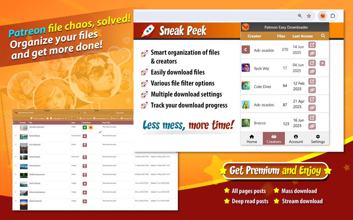 Patreon Easy Downloader