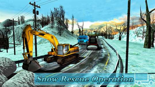 Heavy Snow Excavator: Blower & Truck Driving screenshot 4