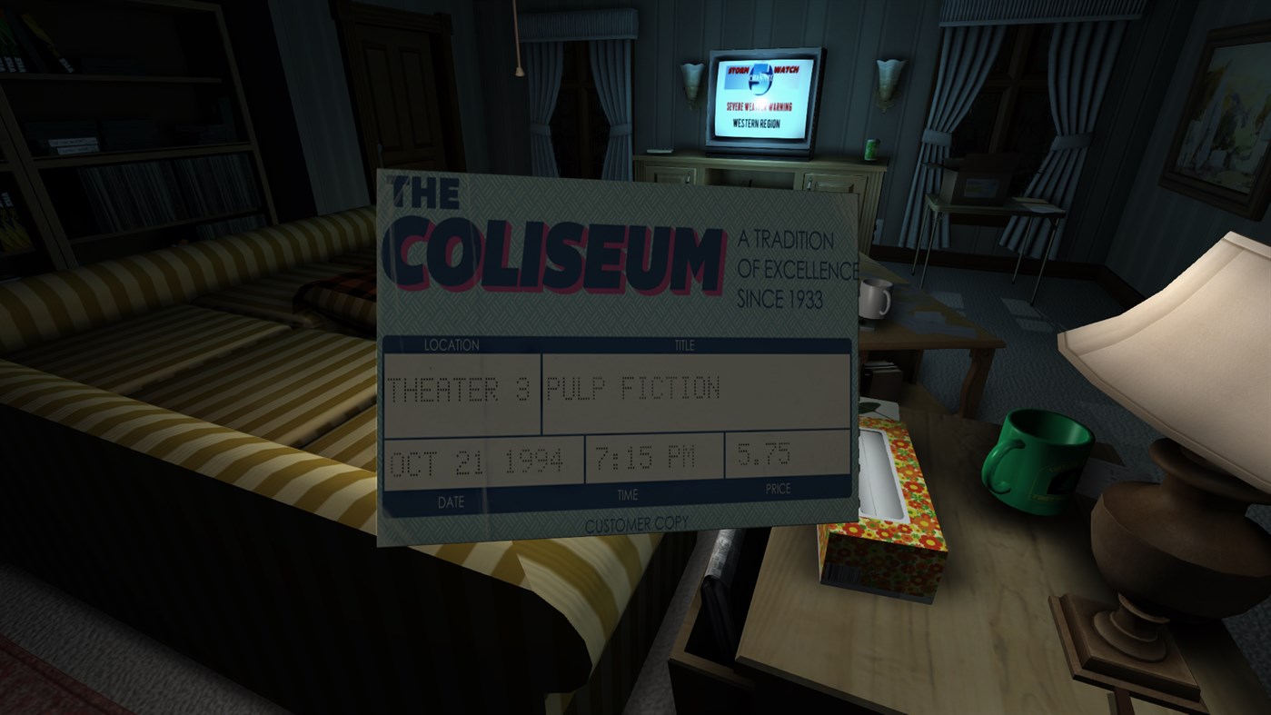 #7. Gone Home (Xbox) By: Serenity Forge