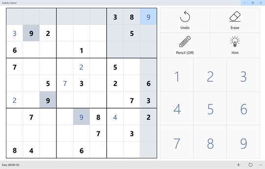 Sudoku Classic! screenshot 1