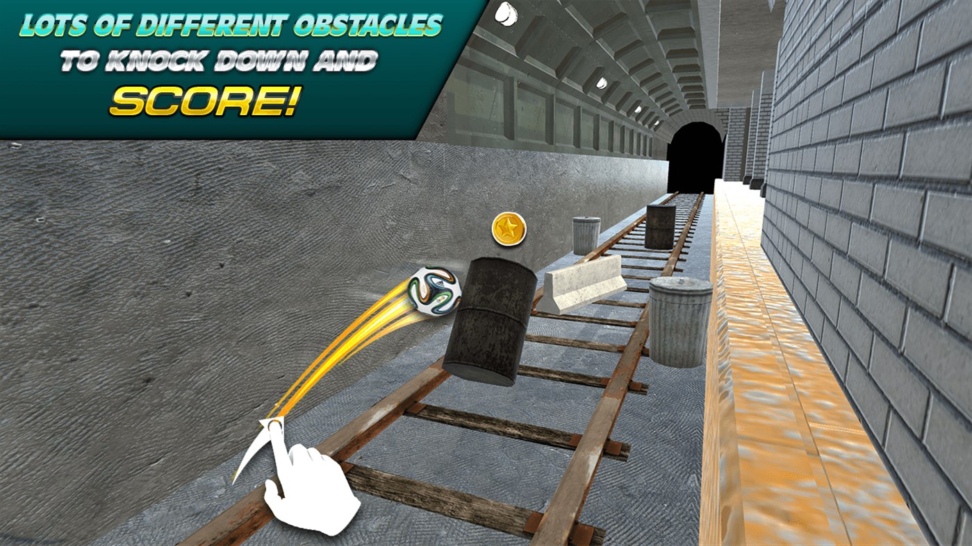 #3. Subway Football Clicks (Windows) Göre: 3Dee Space