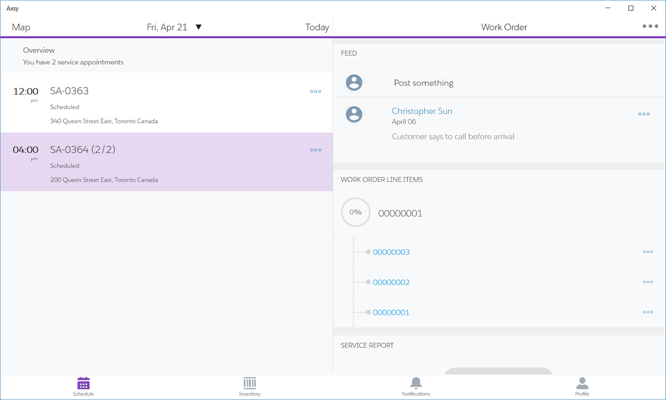 #4. Salesforce Field Service by Axsy (Windows) 由: Axsy Marketing (UK) Ltd