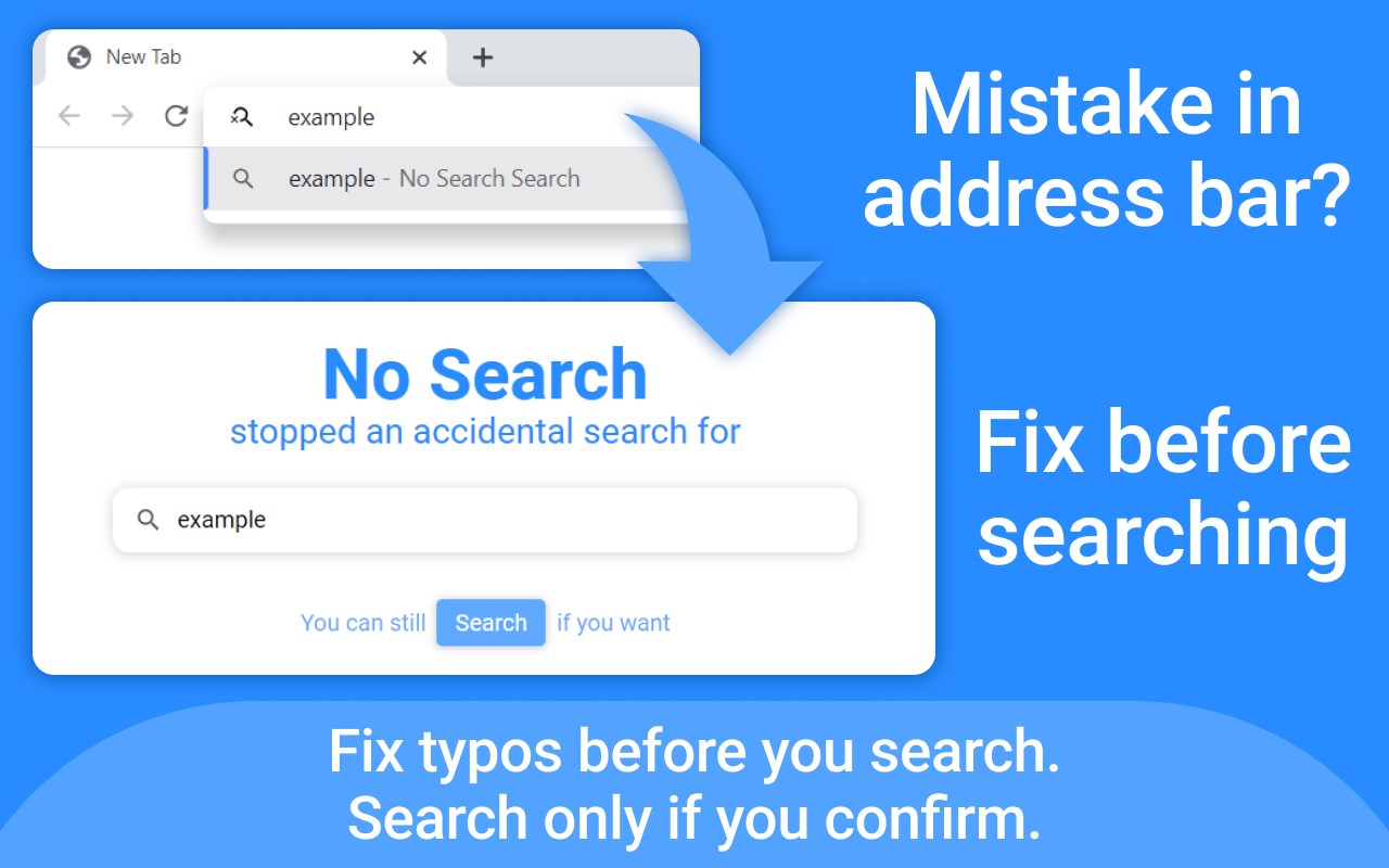 No Search - Stop Accidental Searches