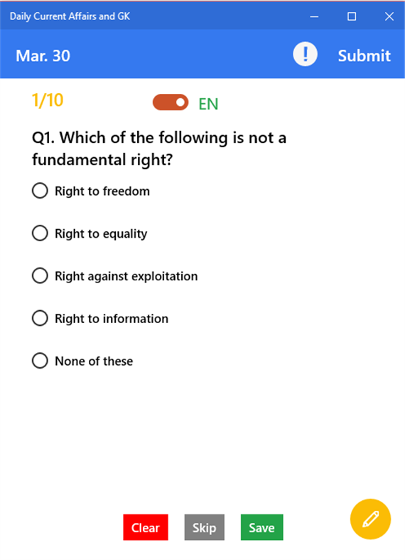 #5. Daily Current Affairs and GK (Windows) By: InStock Inc