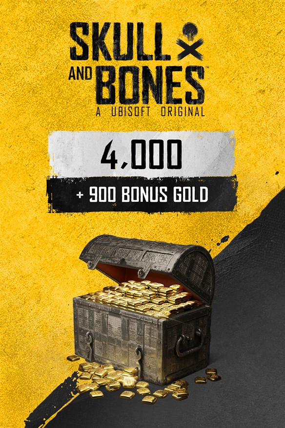 Skull and Bones 4,900 Gold Xbox Series X|S and Xbox One cover art