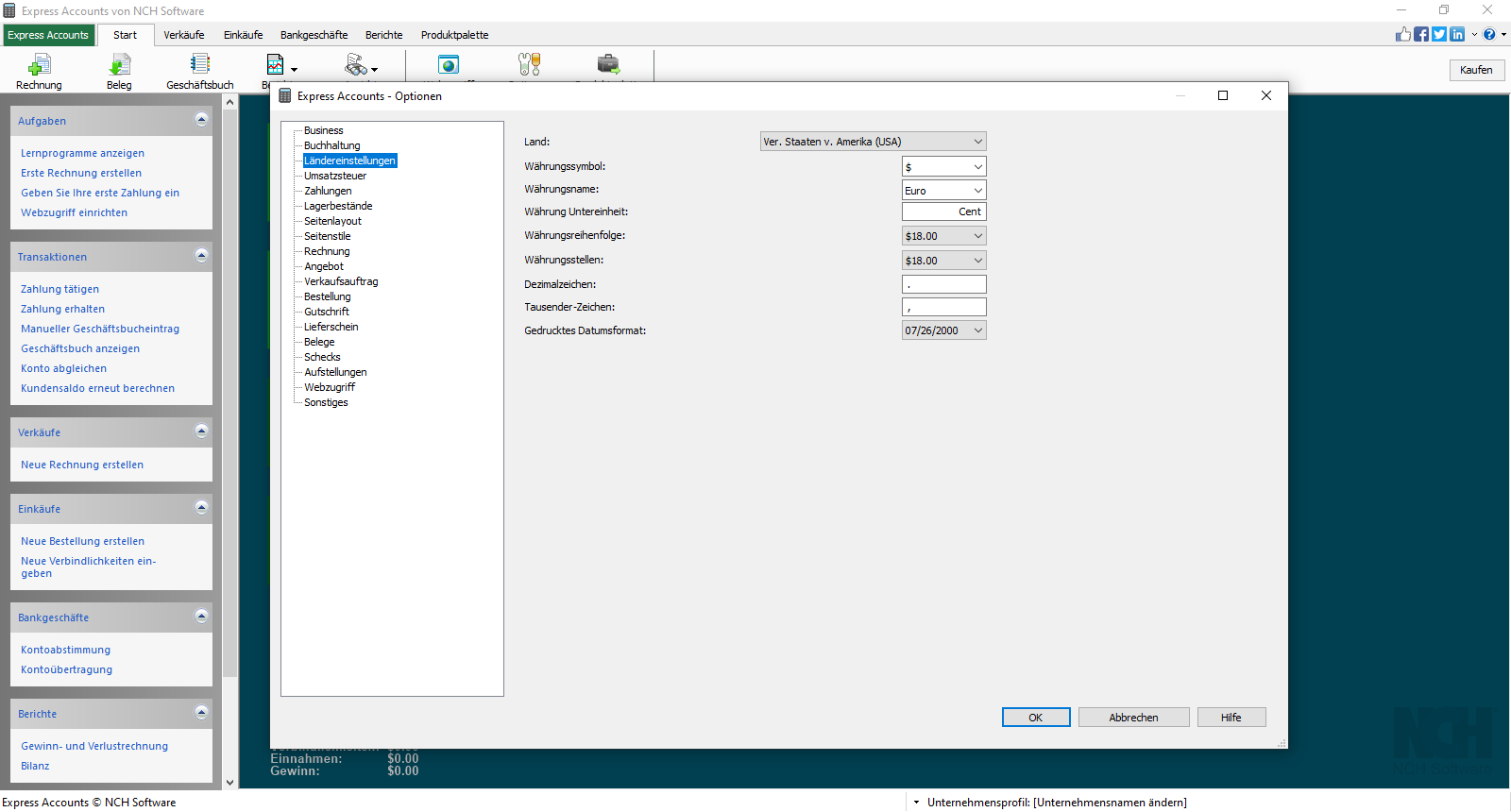 Express Accounts Buchhaltungssoftware Plus screenshot