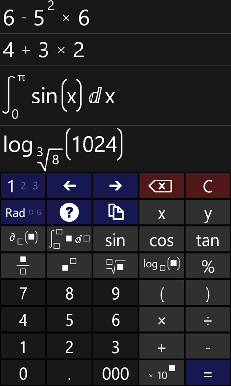 Calculator Screenshots 2