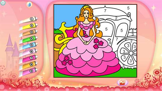 Pretty Princess Coloring Book screenshot 3