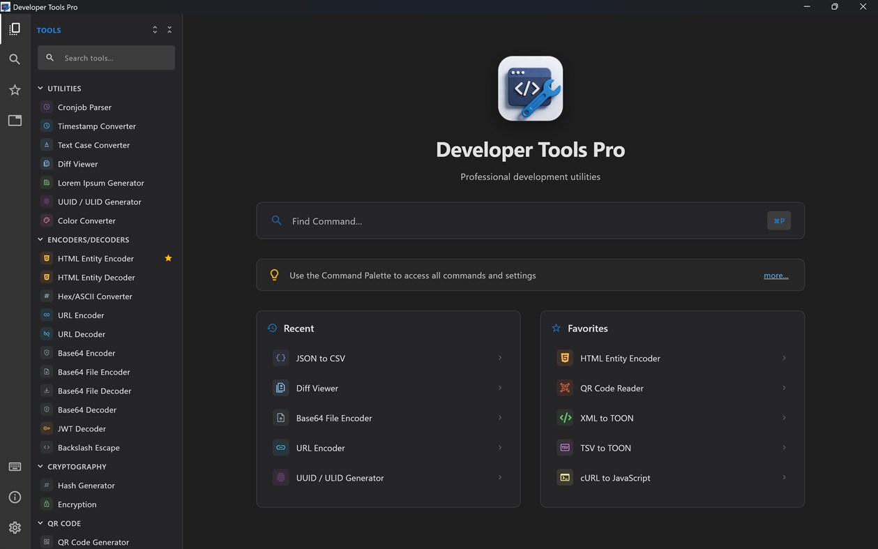 #1. Developer Tools Pro (Windows) Av: Aadhil RF