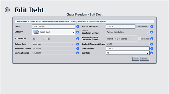 Debt Tracker screenshot 8