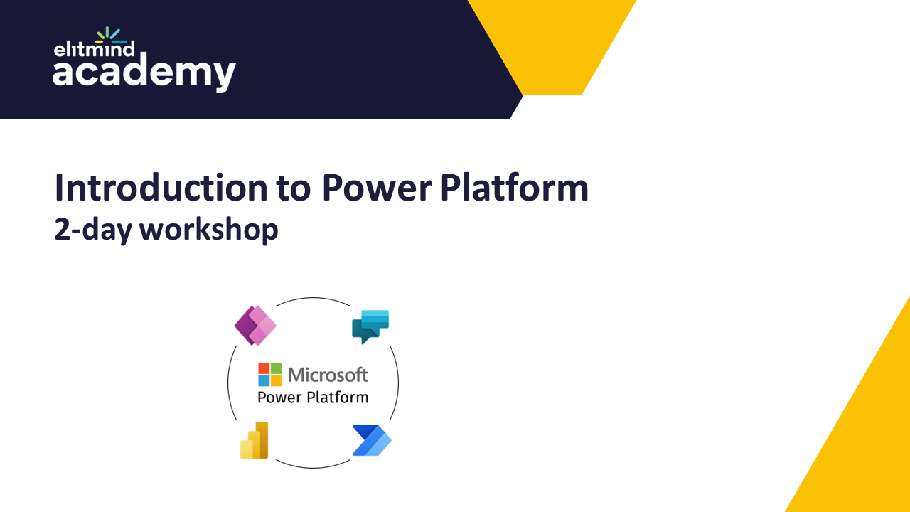 Snapshot 1 of Power Platform: 2-Day online workshop