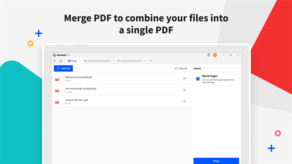 Merge pdf on sale small pdf