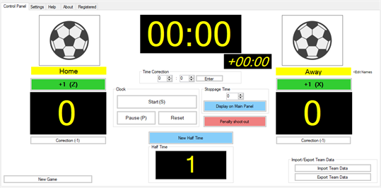 Eguasoft Soccer Scoreboard screenshot 3