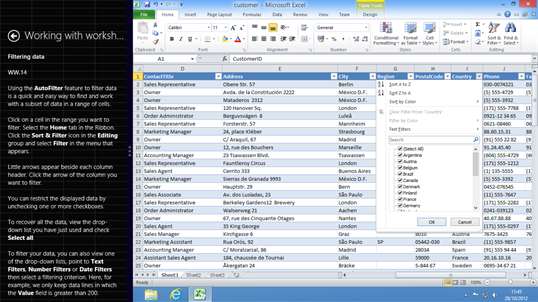 Video Training Excel 2010 screenshot 2