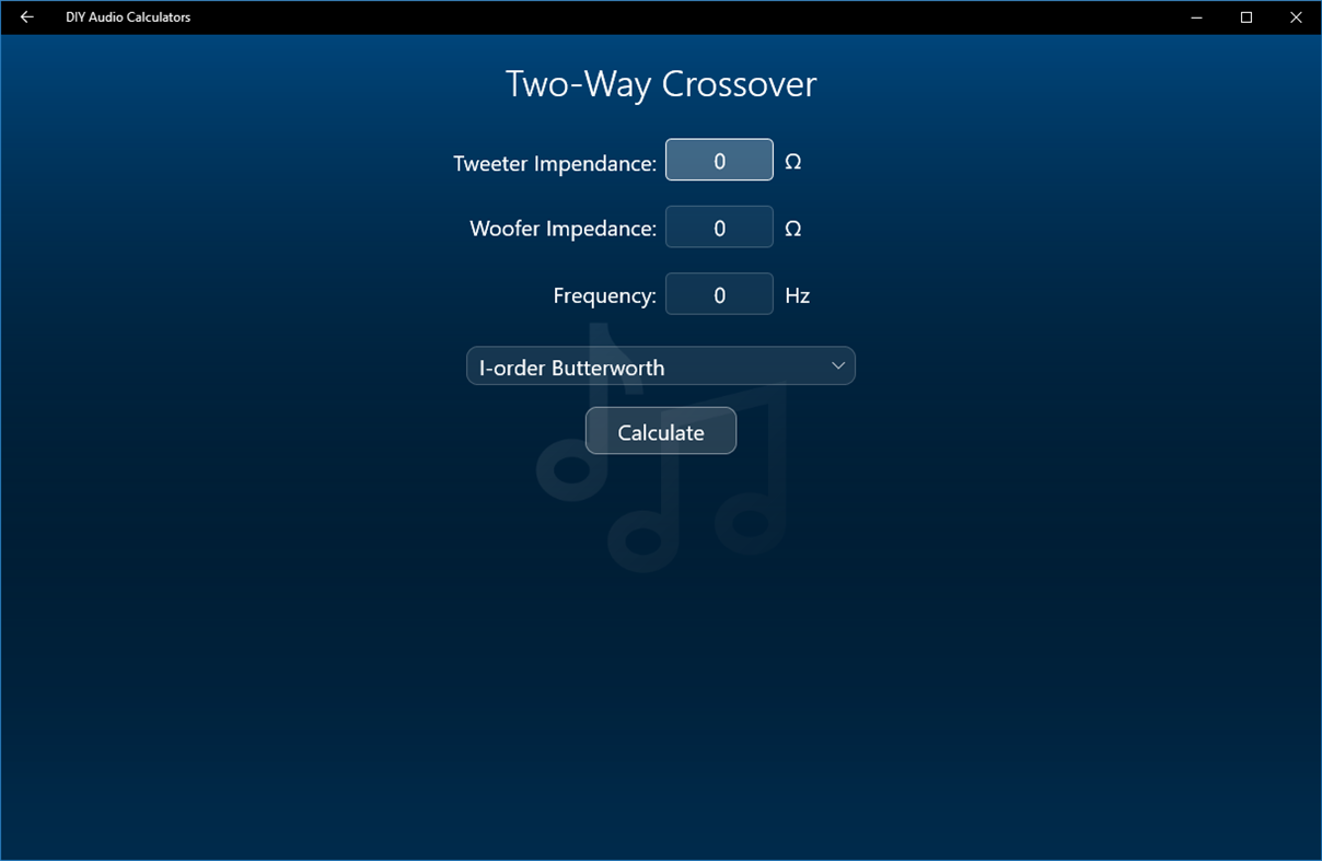 #1. DIY Audio Calculators (Windows) 由: Michal Kania