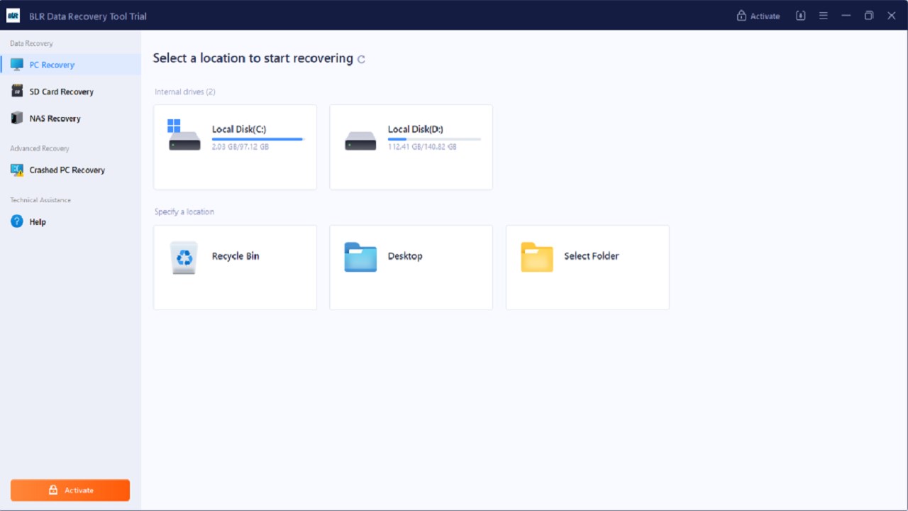 Snapshot 2 of Data Recovery Tool