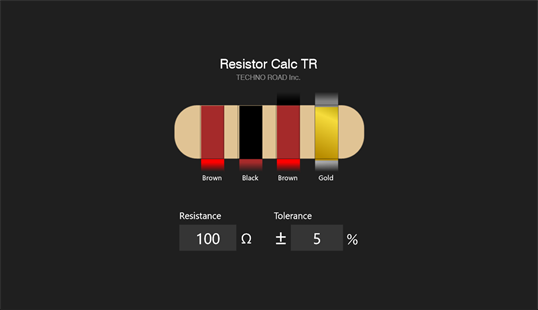 Resistor Calc TR screenshot 1