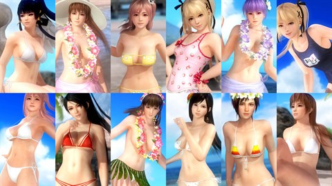Durée limitée ! DOA5LR - Set premium Destination soleil + personnages