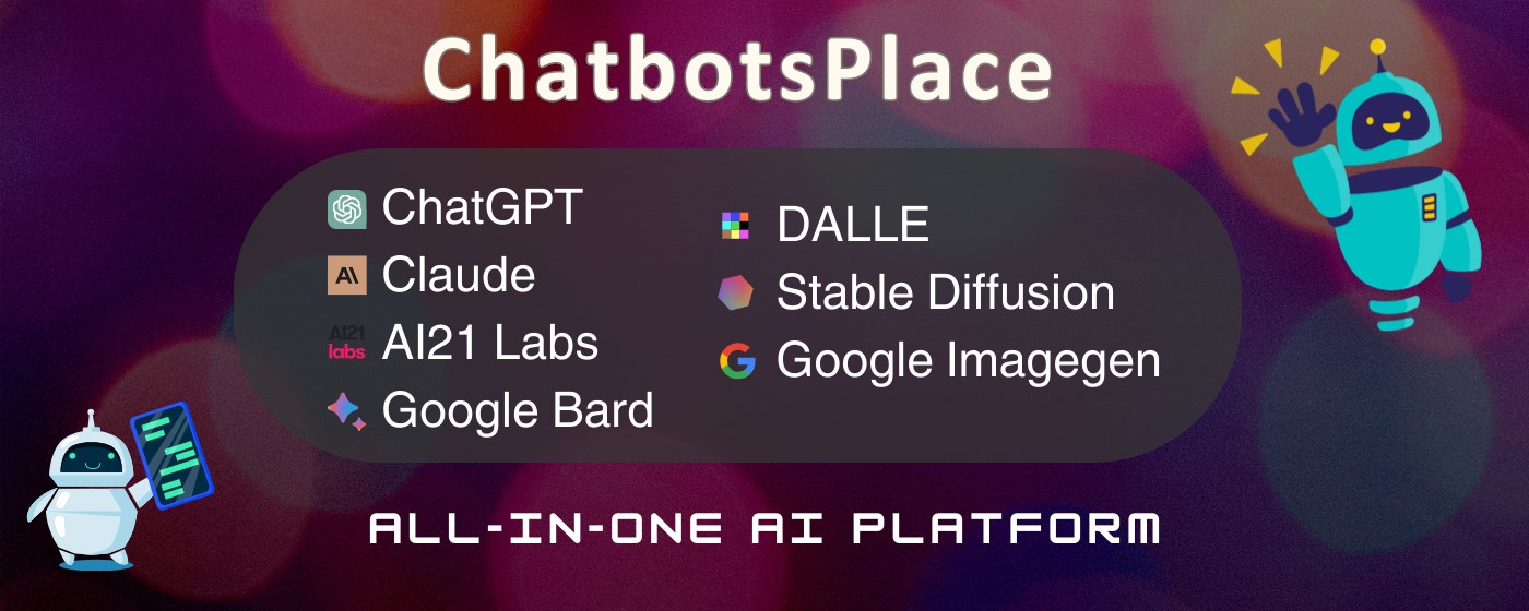 ChatbotsPlace - ChatGPT on the sidebar promo image