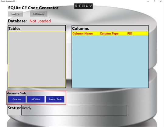 SQLiteGenerator10 screenshot 1